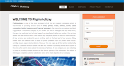 Desktop Screenshot of flightsholiday.com