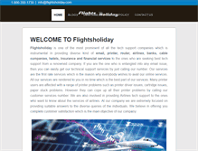 Tablet Screenshot of flightsholiday.com